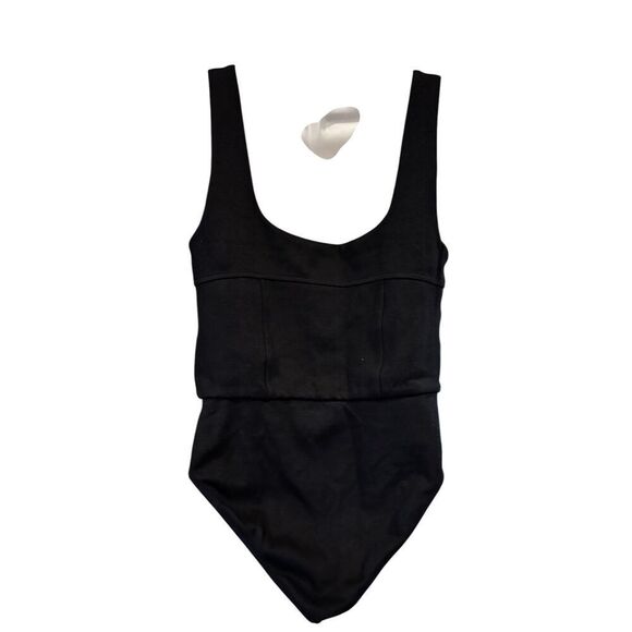 Victor Glemaud Tank Bodysuit in Black NWT Size Medium - Picture 1 of 4